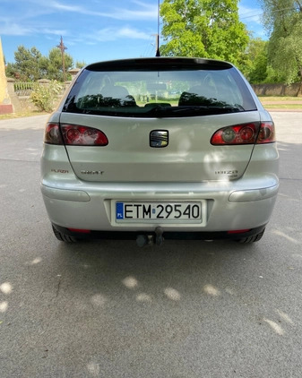 Seat Ibiza cena 4800 przebieg: 240000, rok produkcji 2003 z Morąg małe 529